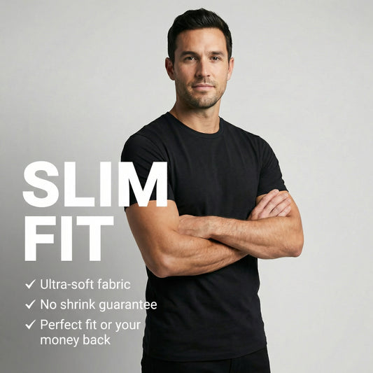 The Real Crew — Premium Fitted T-Shirt for Men
