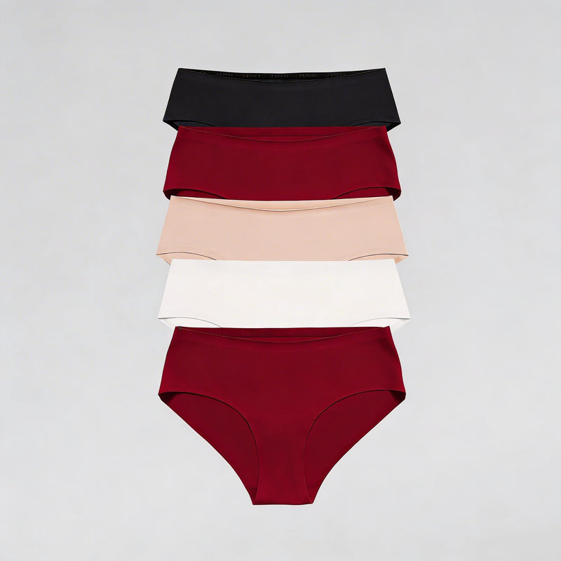 Simply Smooth No Show Hiphugger 5 Pack