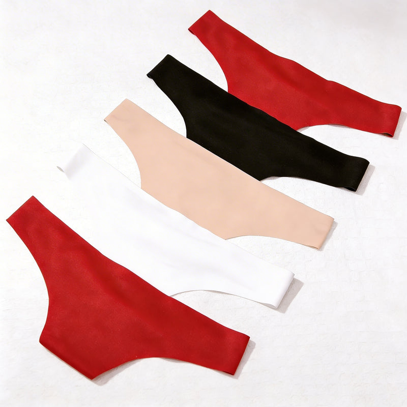 Simply Smooth No Show Thong 5 Pack