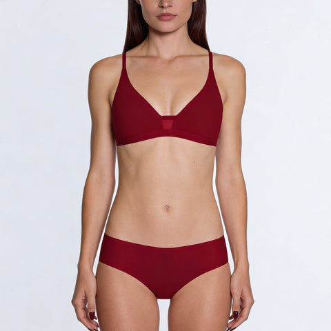 Limitless Wirefree Scoop Bra Scarlet